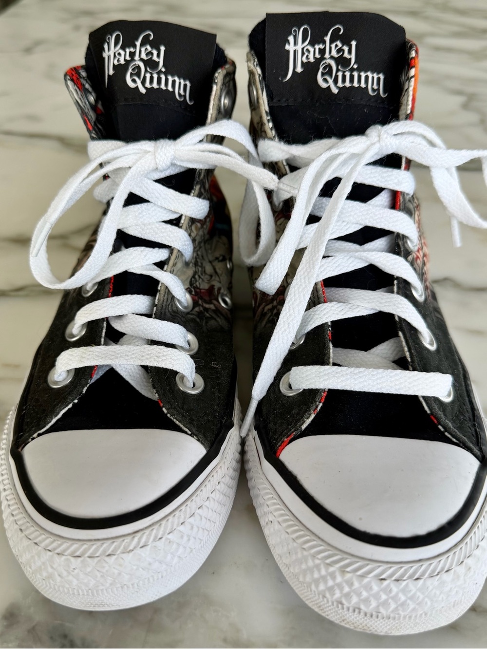 Harley Quinn X Converse high tops